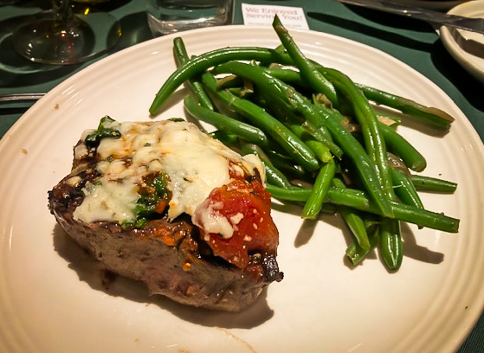 Carrabba's sirloin steak should be cut thin to be flavorful and juicy. RAY MARCANO/CONTRIBUTED