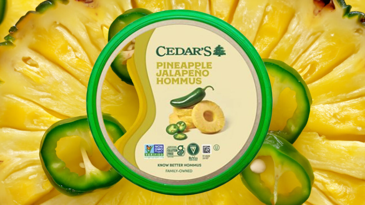 Cedar’s Foods Turns Up the Heat with Limited Batch Topped Organic Pineapple Jalapeño Hommus