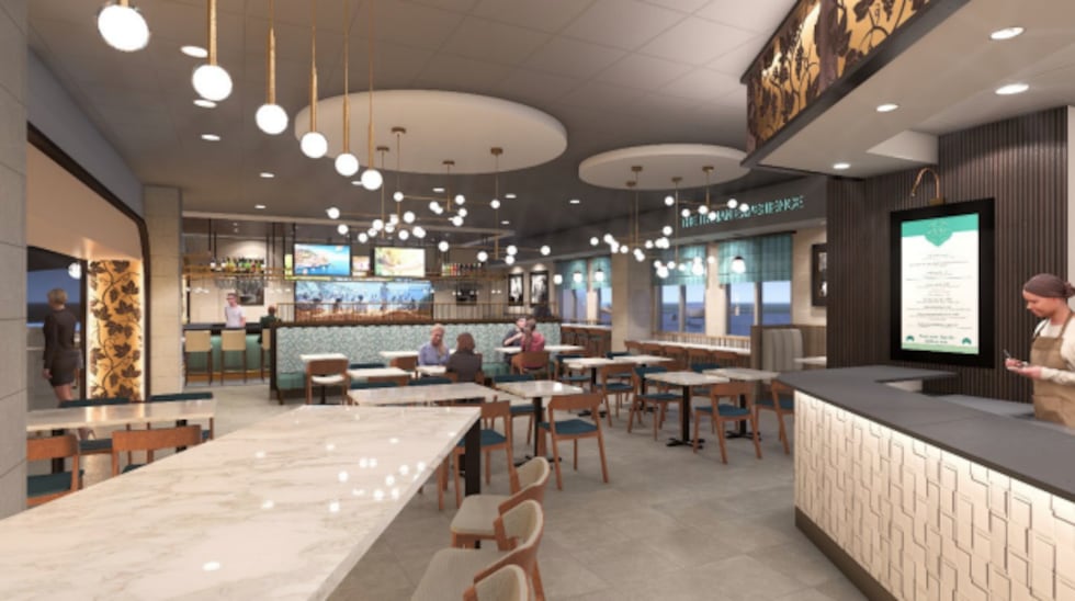 Renderings for the new VV The Italian Experience at CVG.