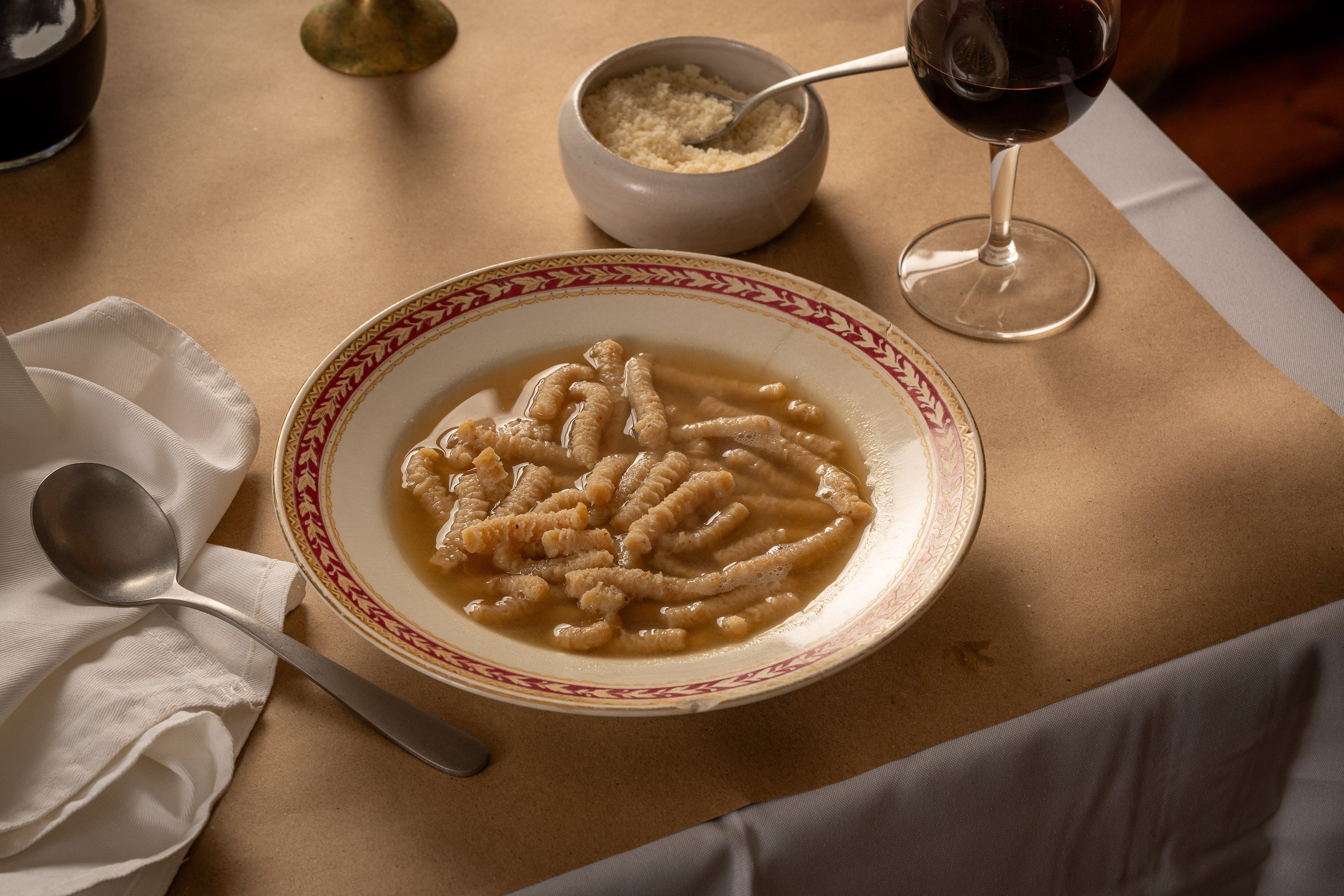 A pasta dish at Tiella