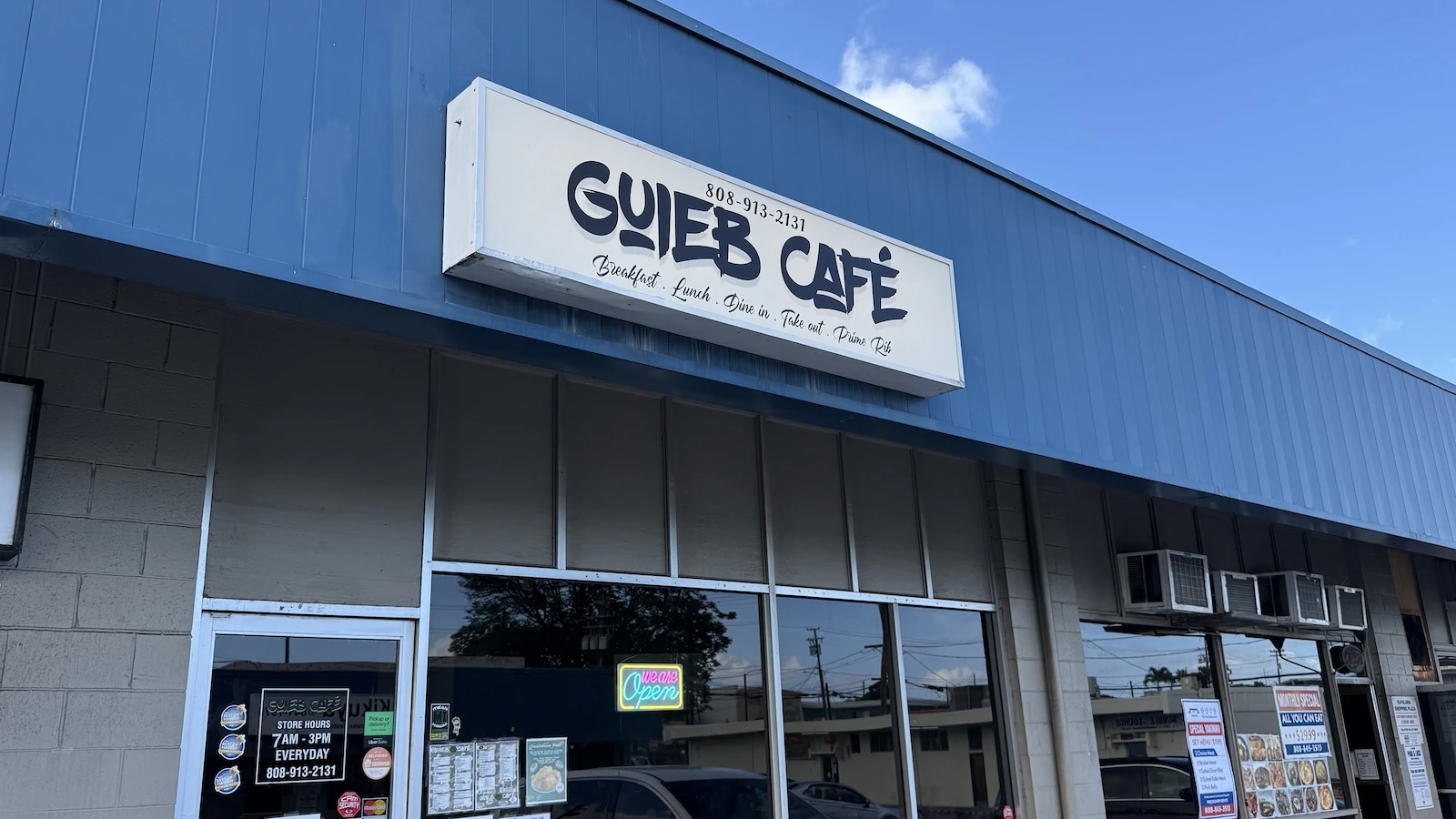Guieb Cafe's original Kalihi store