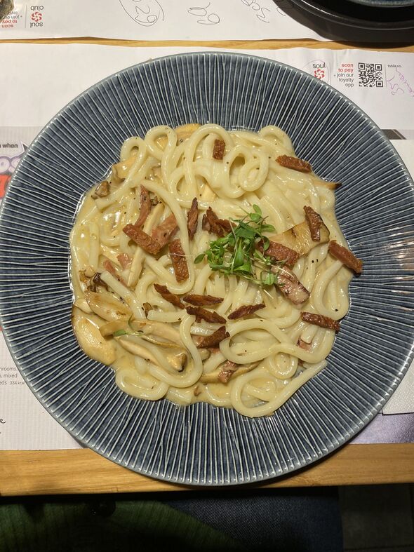 Wagamama udonara dish