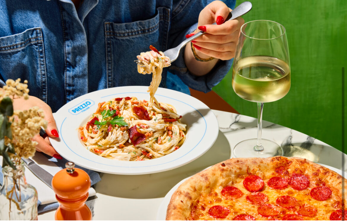 Beat the Blues with Prezzo Italian: 99p pasta and pizza offer one day only, with 2 course kids meals just £1