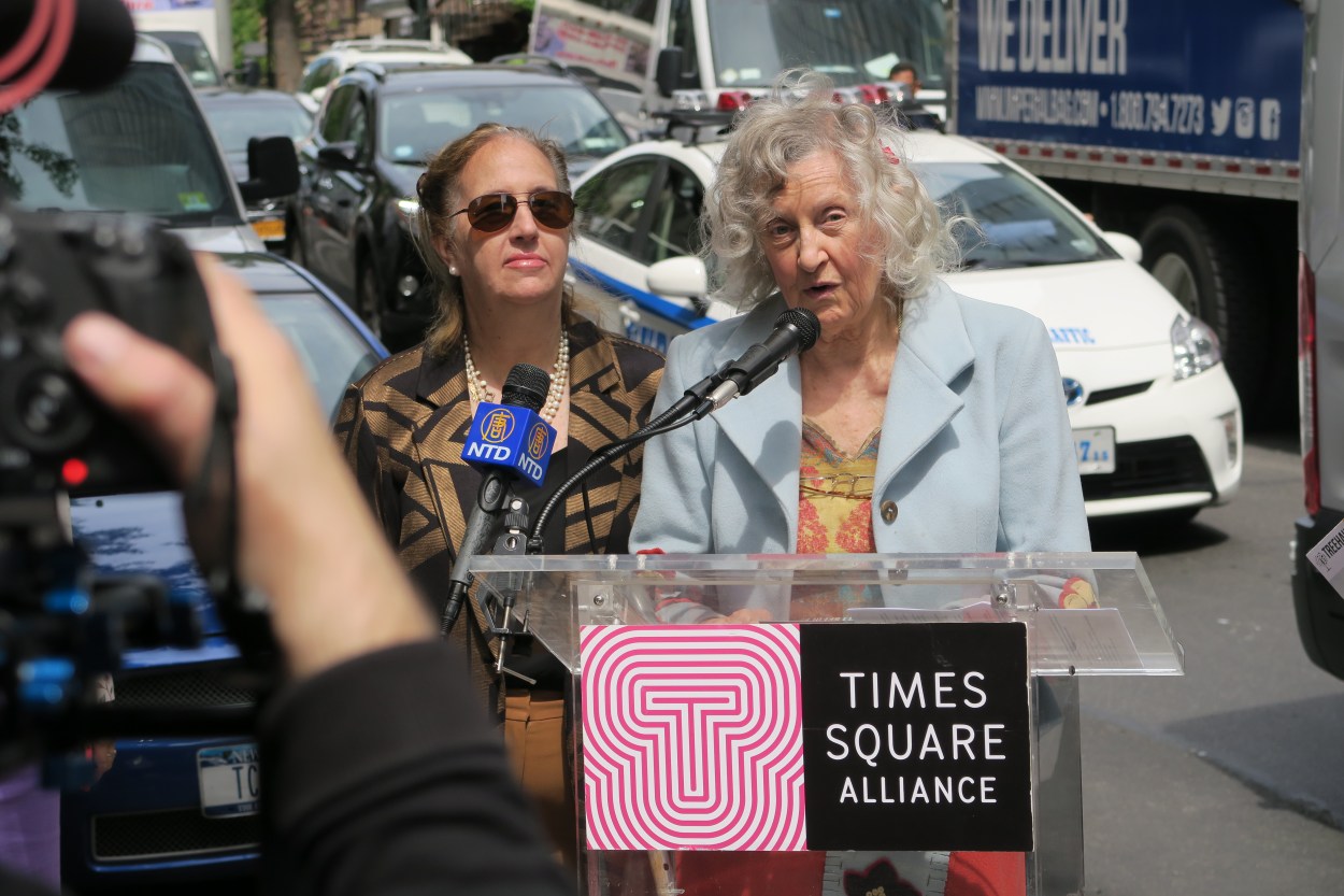 Barbetta's Laura Maioglio and Gale Brewer