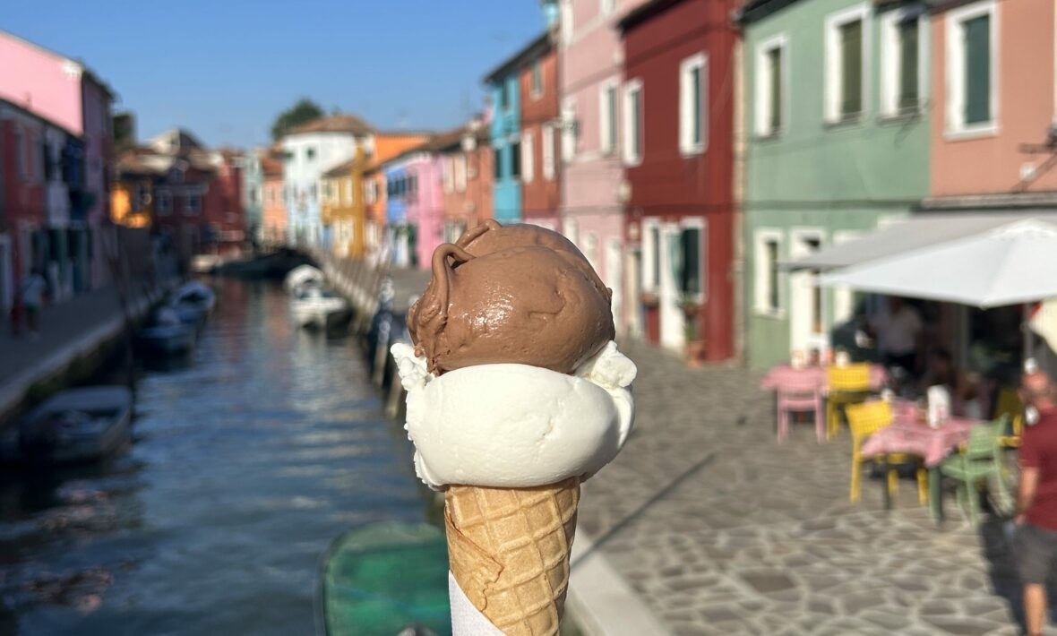 ice cream in Venice