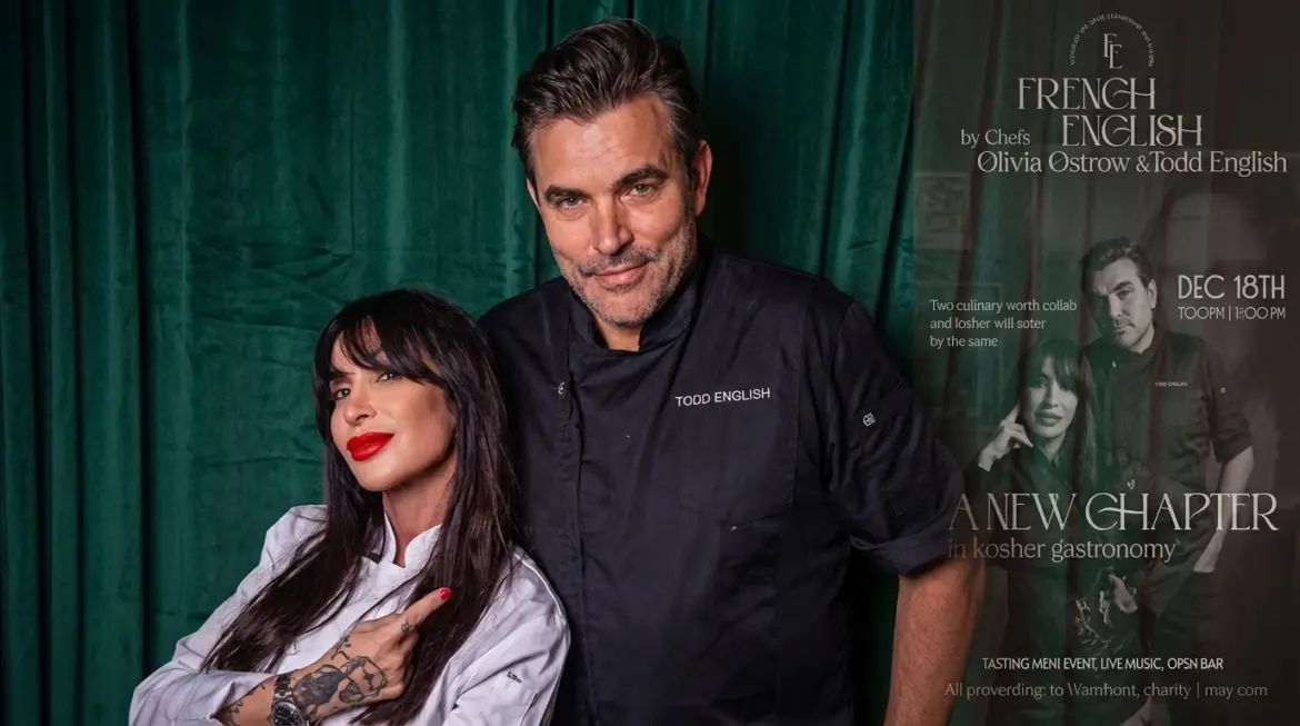 Introducing French English: Chefs Olivia Ostrow and Todd English Redefine Kosher Dining on a Global Stage