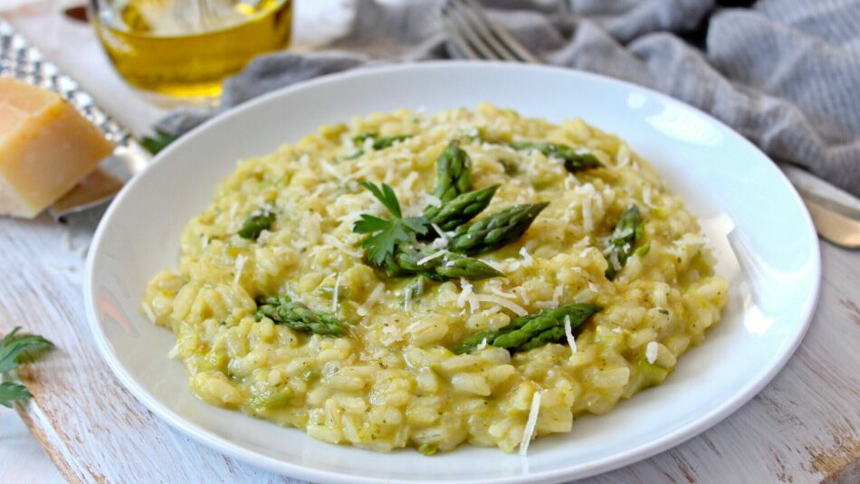 asparagus risotto