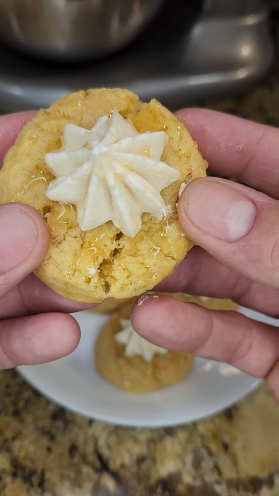 Honey Butter Cornbread Cookies