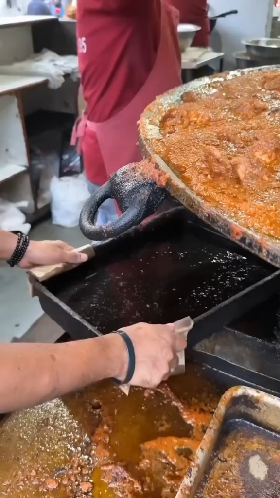 Soup made with reused oil?