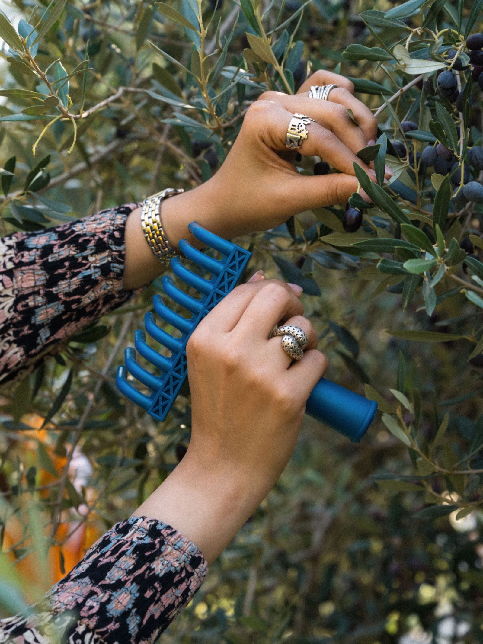 Image may contain Body Part Finger Hand Person Accessories Bracelet Jewelry Ring and Turquoise