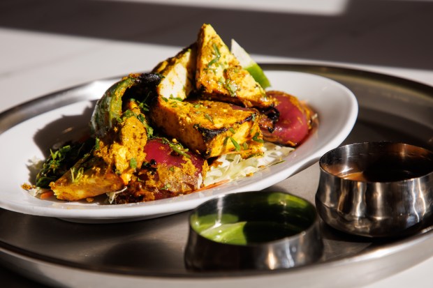Makhmali Paneer Tikka is pictured at Bengalur Ootery in Foster City, Calif., Thursday, Jan. 22, 2026. (Dai Sugano/Bay Area News Group)