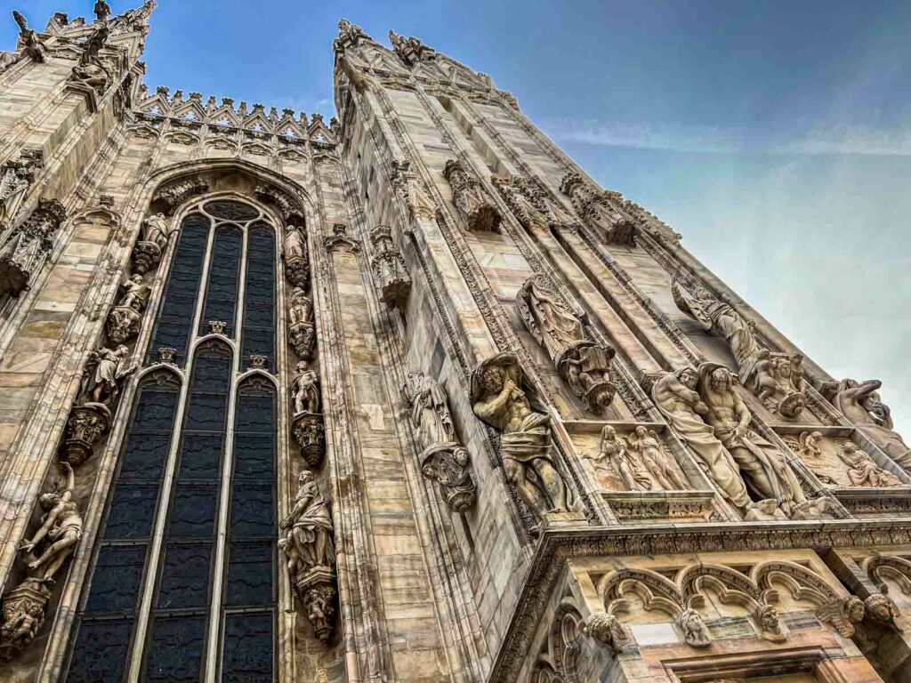 Side of Duomo Milan