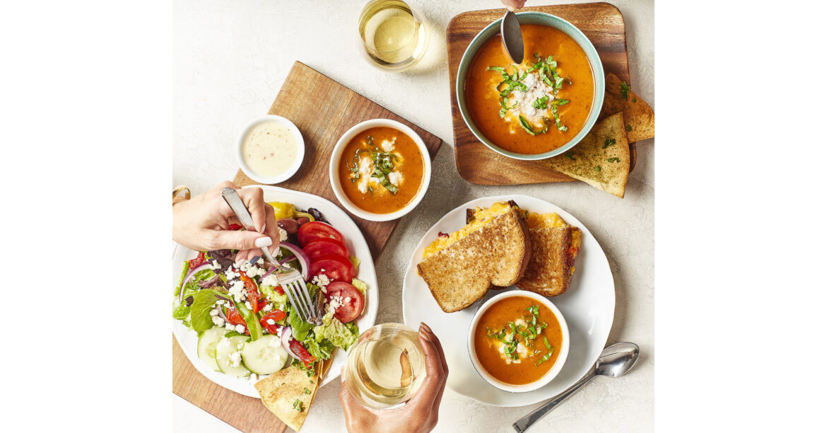 Taziki's Mediterranean Café Launches New Tomato-Basil Soup and Grilled Pimento Cheese