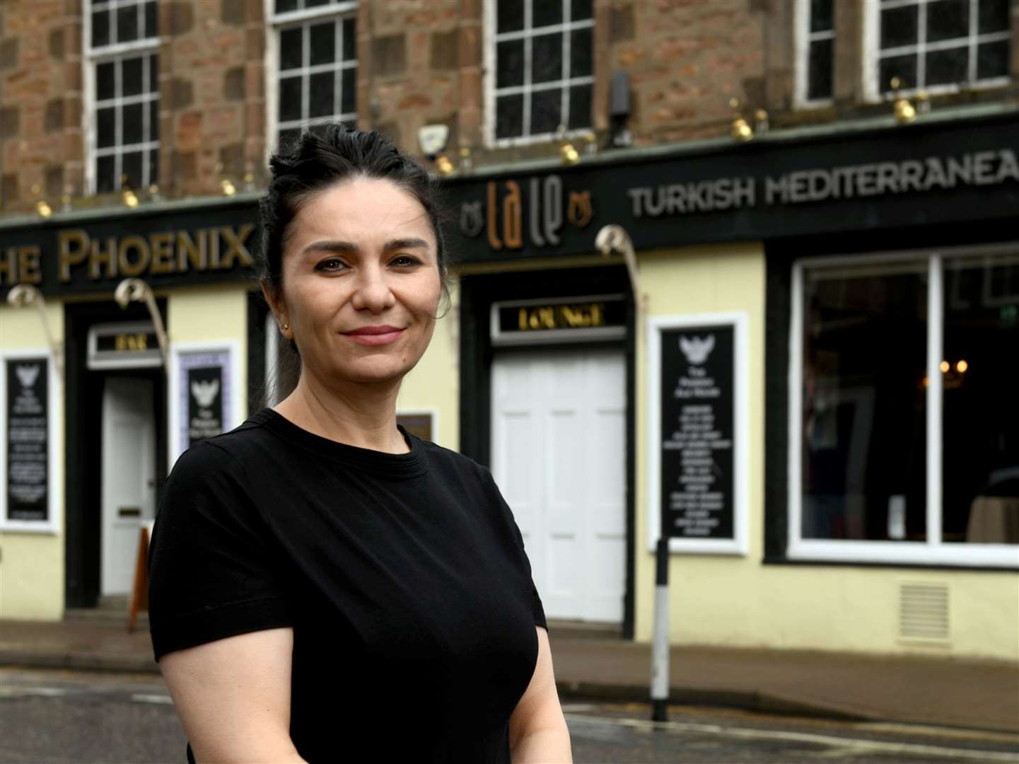 Funda Gocuk, owner of La Le Turkish Mediterranean Restaurant and the Phoenix Bar. Picture: James Mackenzie.