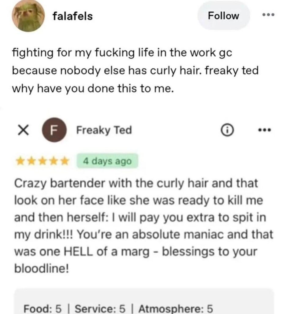 Bartenders, would y’all do it?