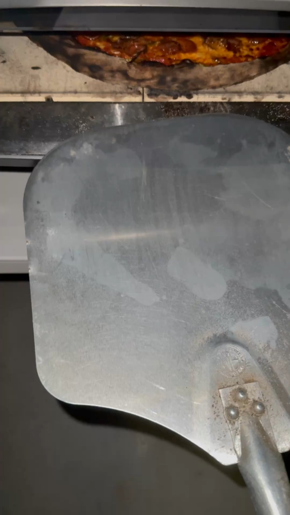 Supreme pizza with homemade bacon and sausage from a pig I helped harvest