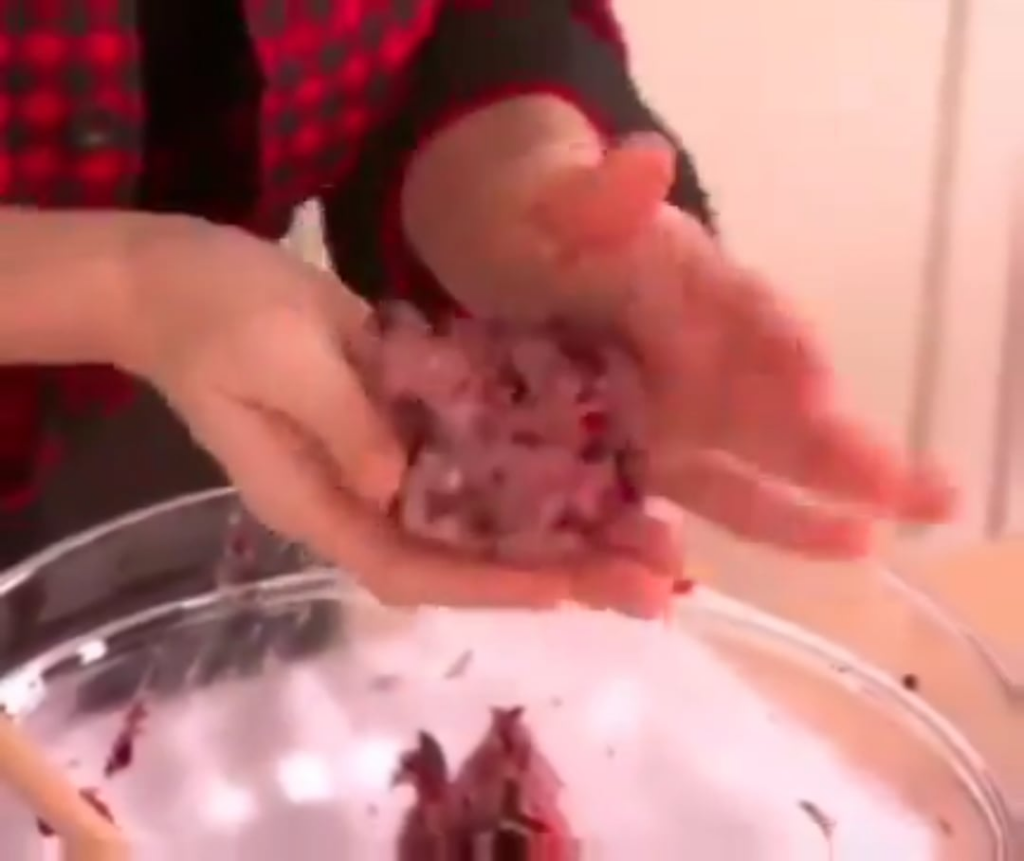 Dinner and dessert in the same meal