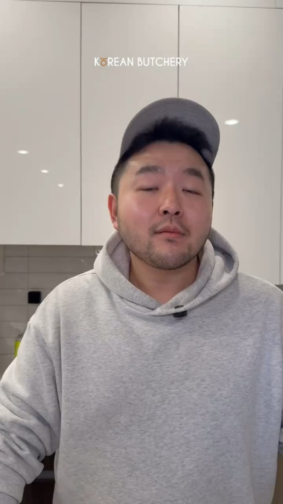 Thinly sliced oxtail from Korean Butchery in Queens, NY