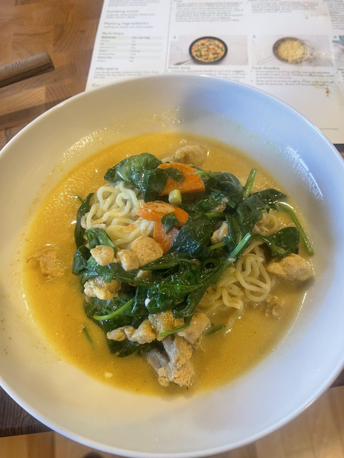 Coconut Curry Chicken Ramen