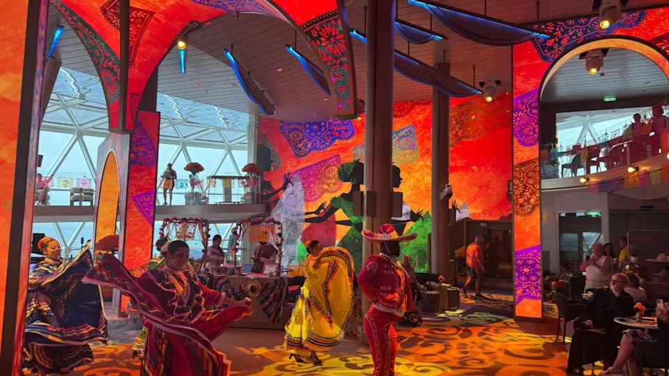 The ¡VIVA! Festival celebrates Mexican culture on Celebrity Xcel's Caribbean cruises.Danielle Rosen/TravelHost