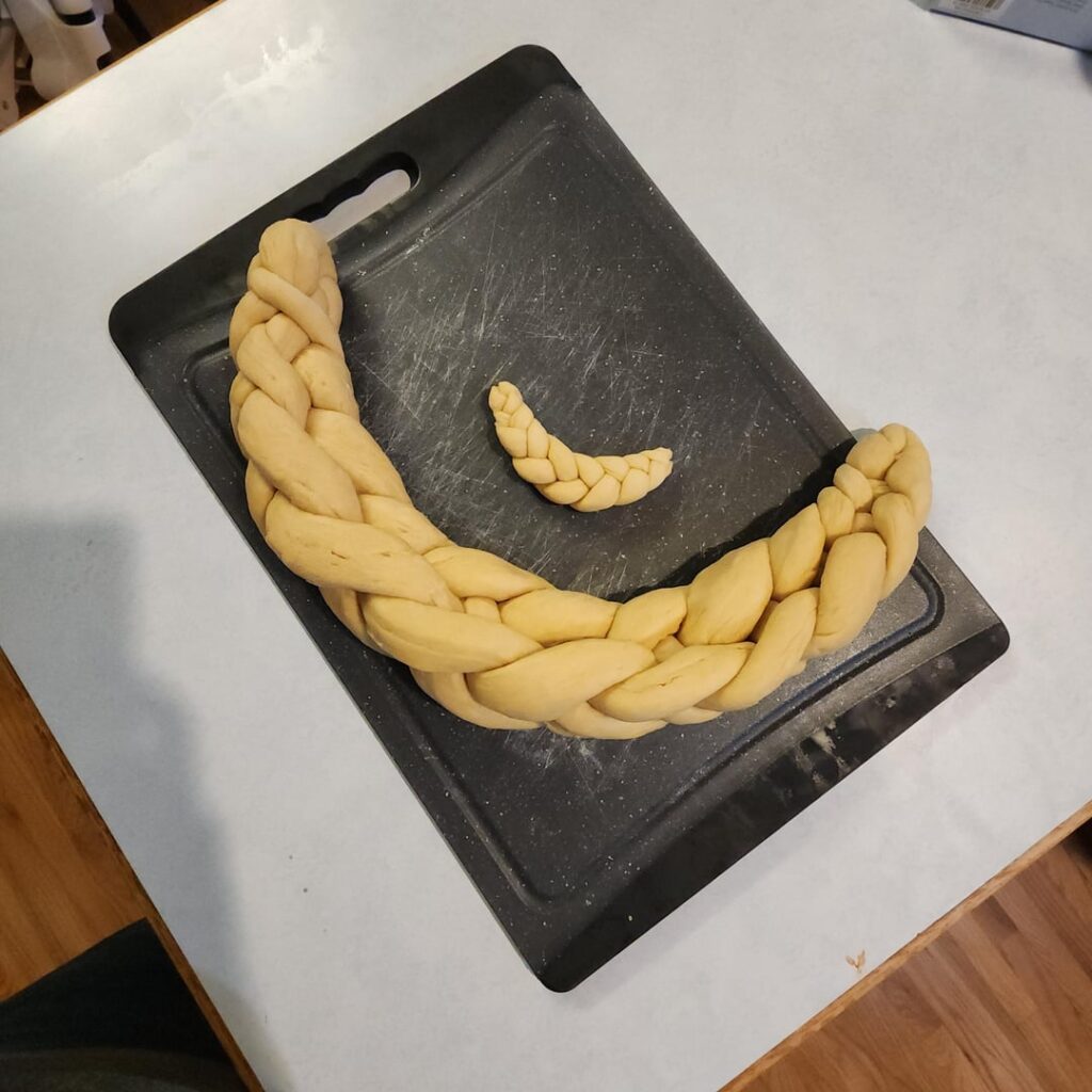 5 strand challah braid