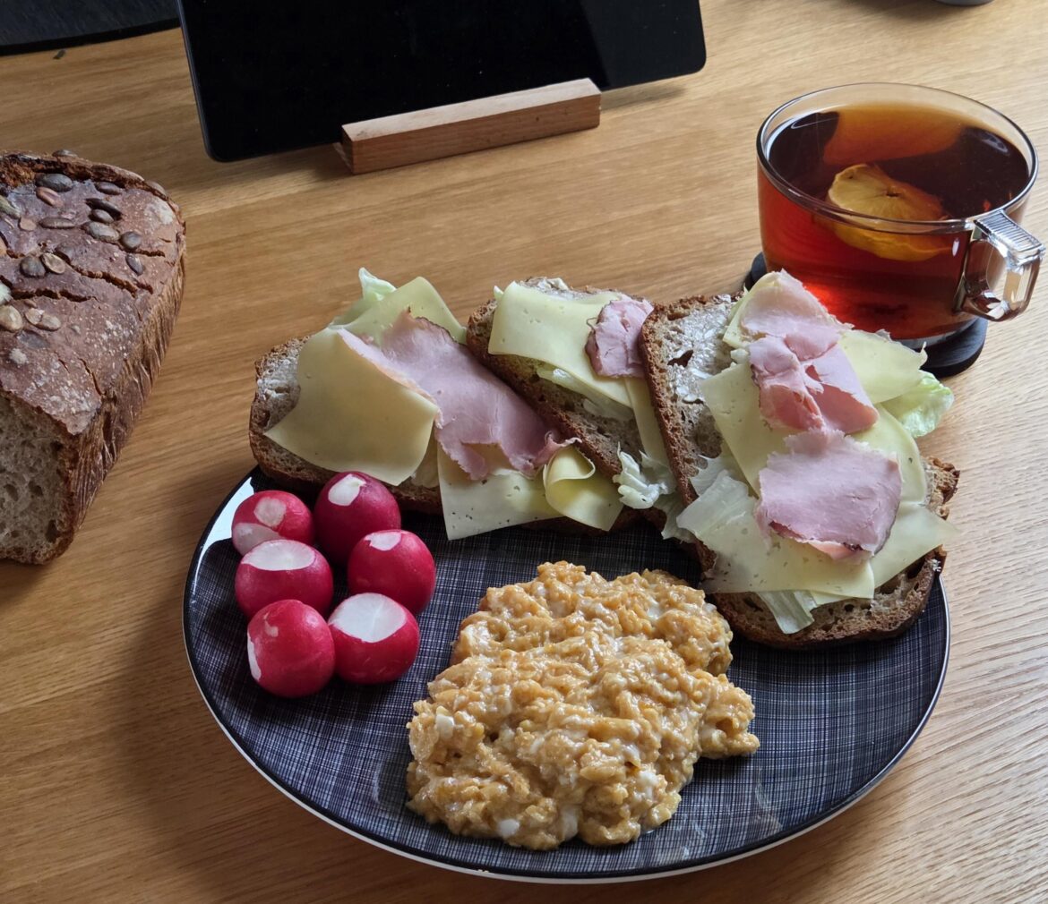 My daily morning routine.