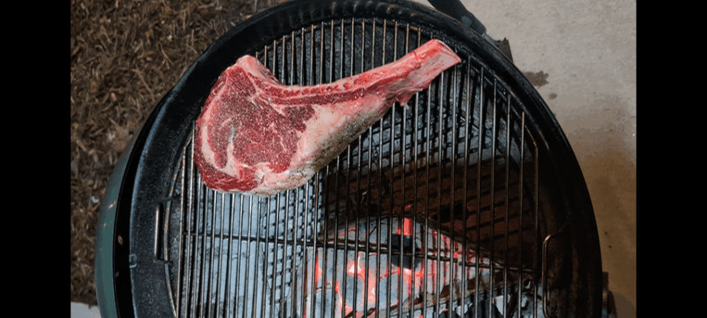 Attempted my 1st Tomahawk Ribeye