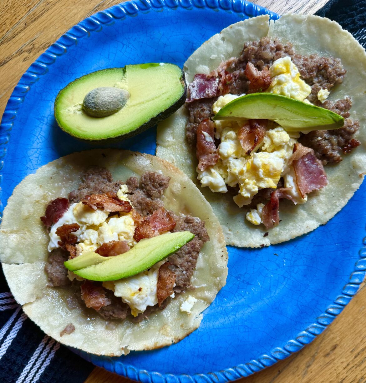 Breakfast Smashed Tacos
