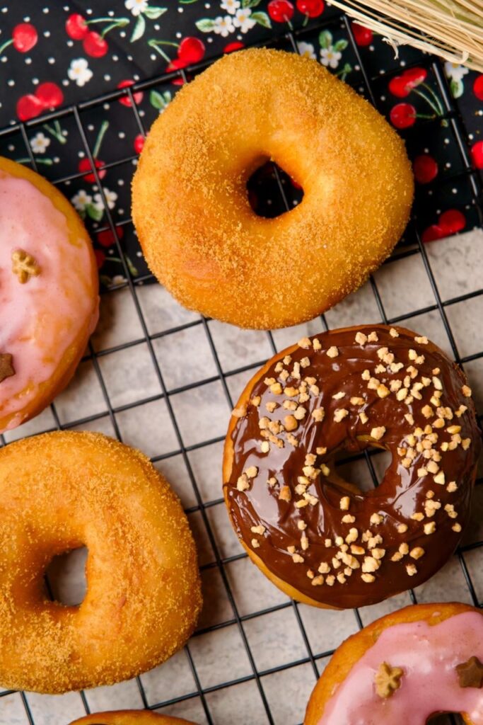 Needed a treat so I made these delicious vegan donuts