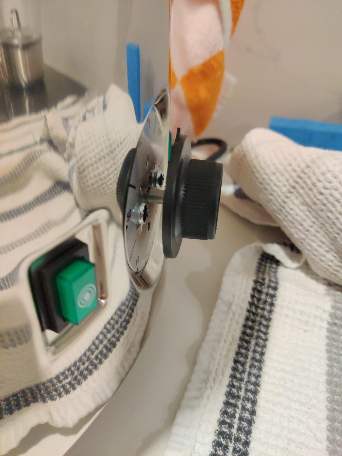 Musso Lello 4080 (Lussino) timer knob sticking out quite far