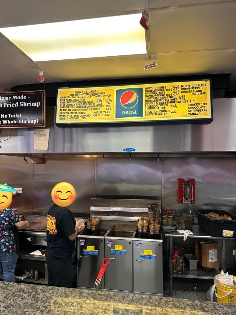 The black woman who runs the Redhot Ranch on Ashland runs that place like the navy