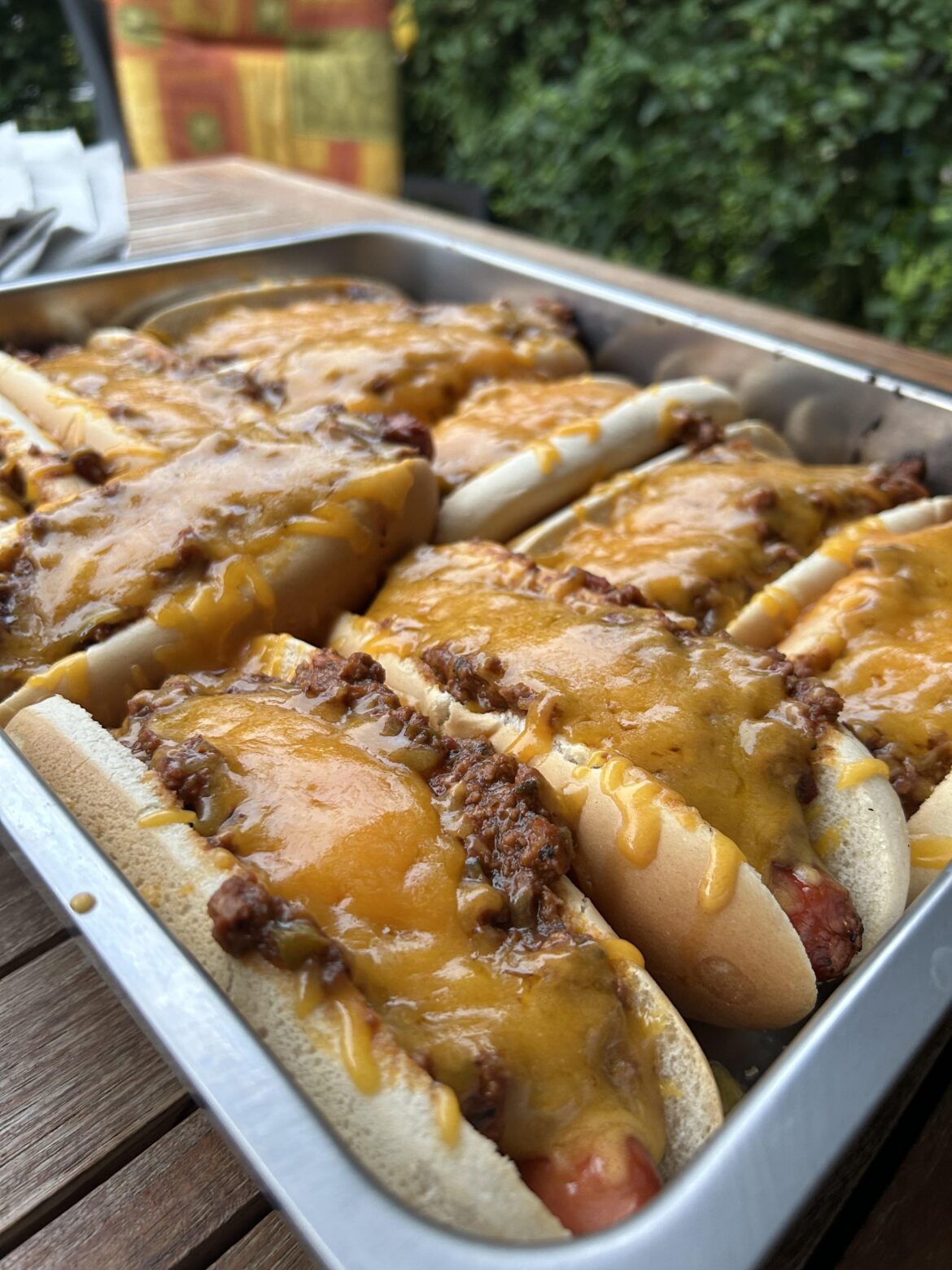 [homemade] Chili dogs