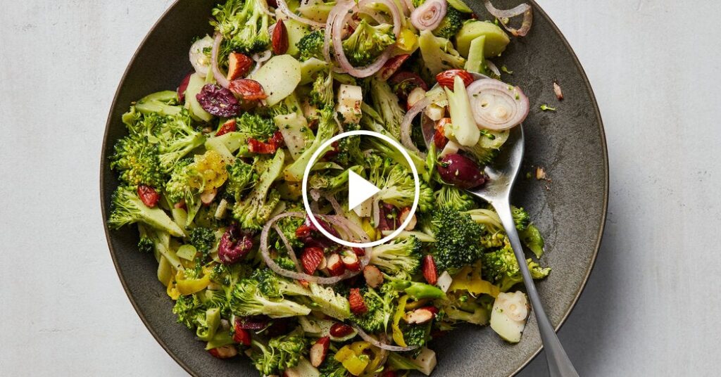 Italian Broccoli Salad - The New York Times