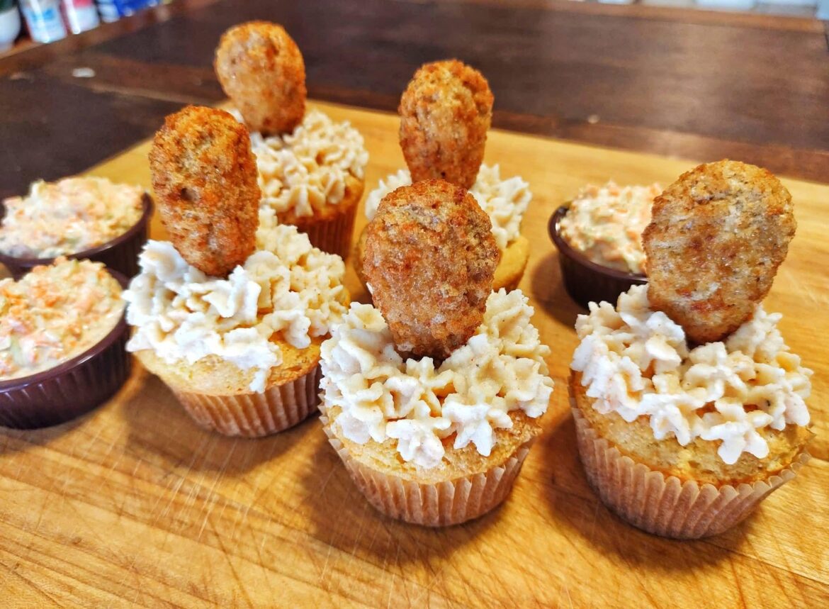 Appetizers we did for my vegan catering service.