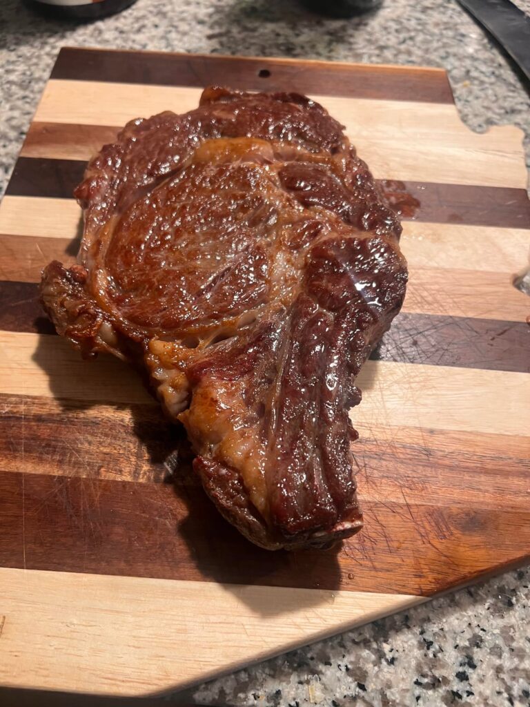 I don’t cook a lot of ribeyes, but when I do…