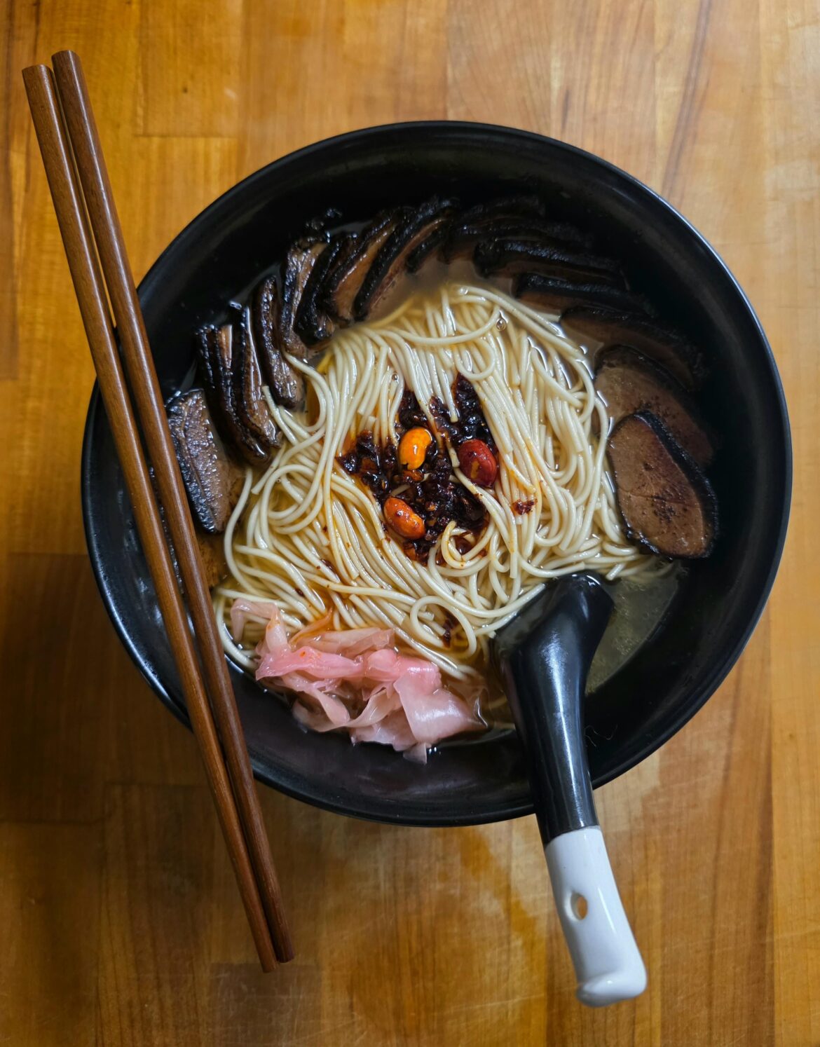 Leftover Christmas duck made into a bowl