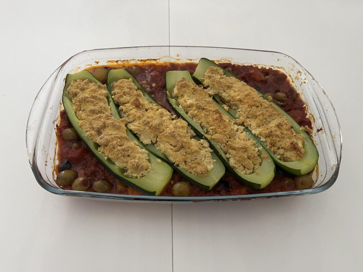 Tex-Mex Tofu Stuffed Zucchini Tex-Mex Tofu Stuffed Zucchini