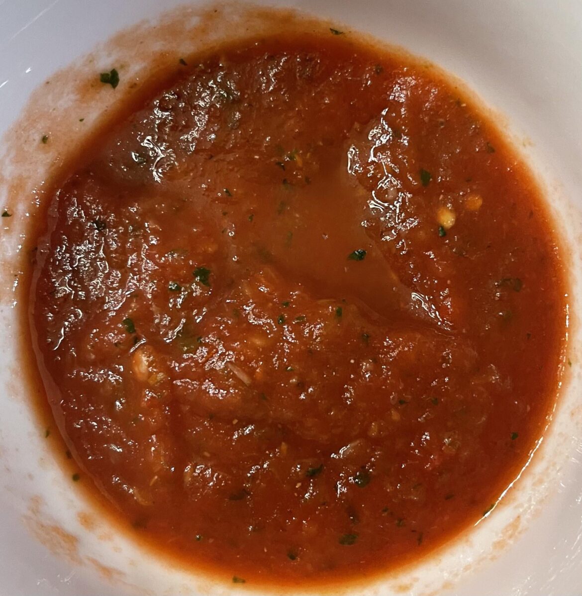 Hybrid salsa from the top 3 salsas on this subreddit. Roasted/El Pato/restaurant table salsa