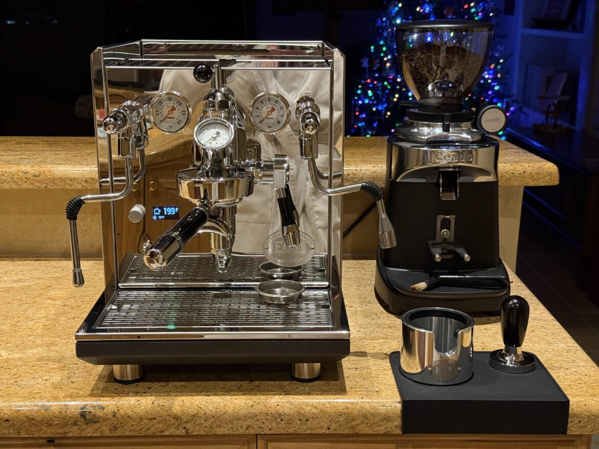 My Set-Up, replacing a 22 year old machine with a leaky boiler. My Set-Up, replacing a 22 year old machine with a leaky boiler.