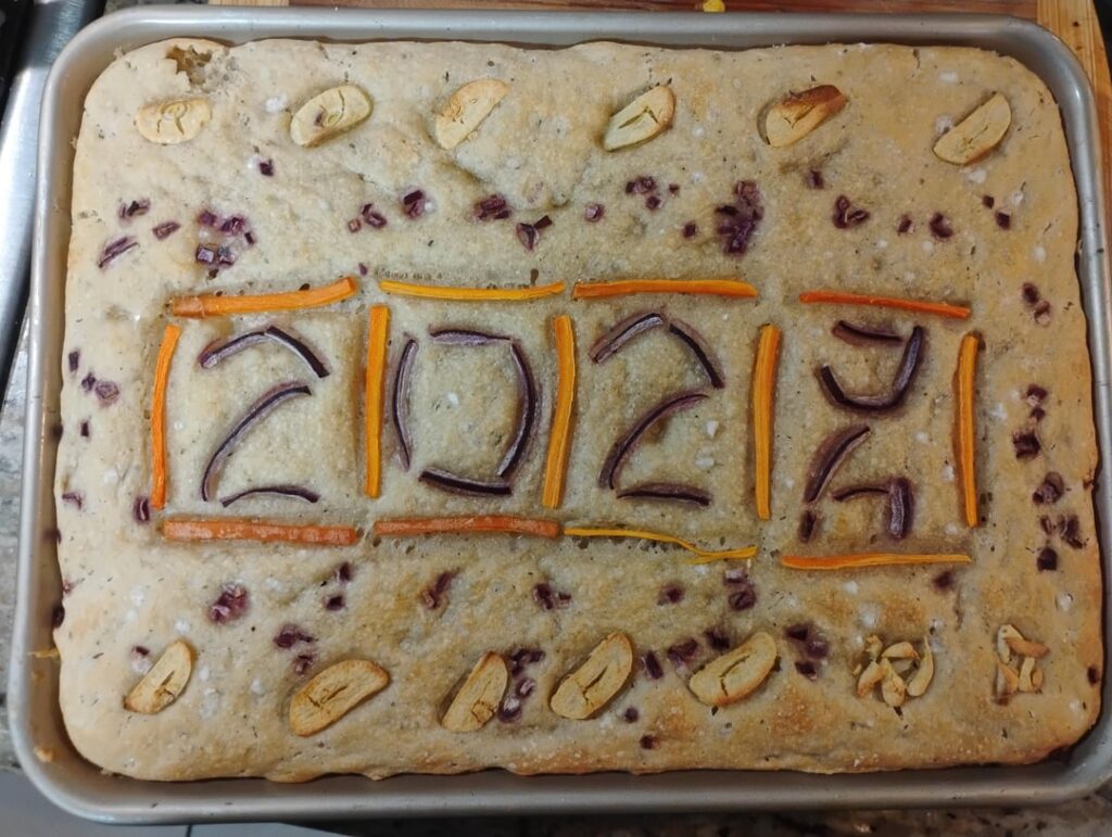 NYE focaccia