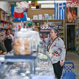 Selling Greek and Italian deli provisions, as well as homemade lasagne and cannelloni. 