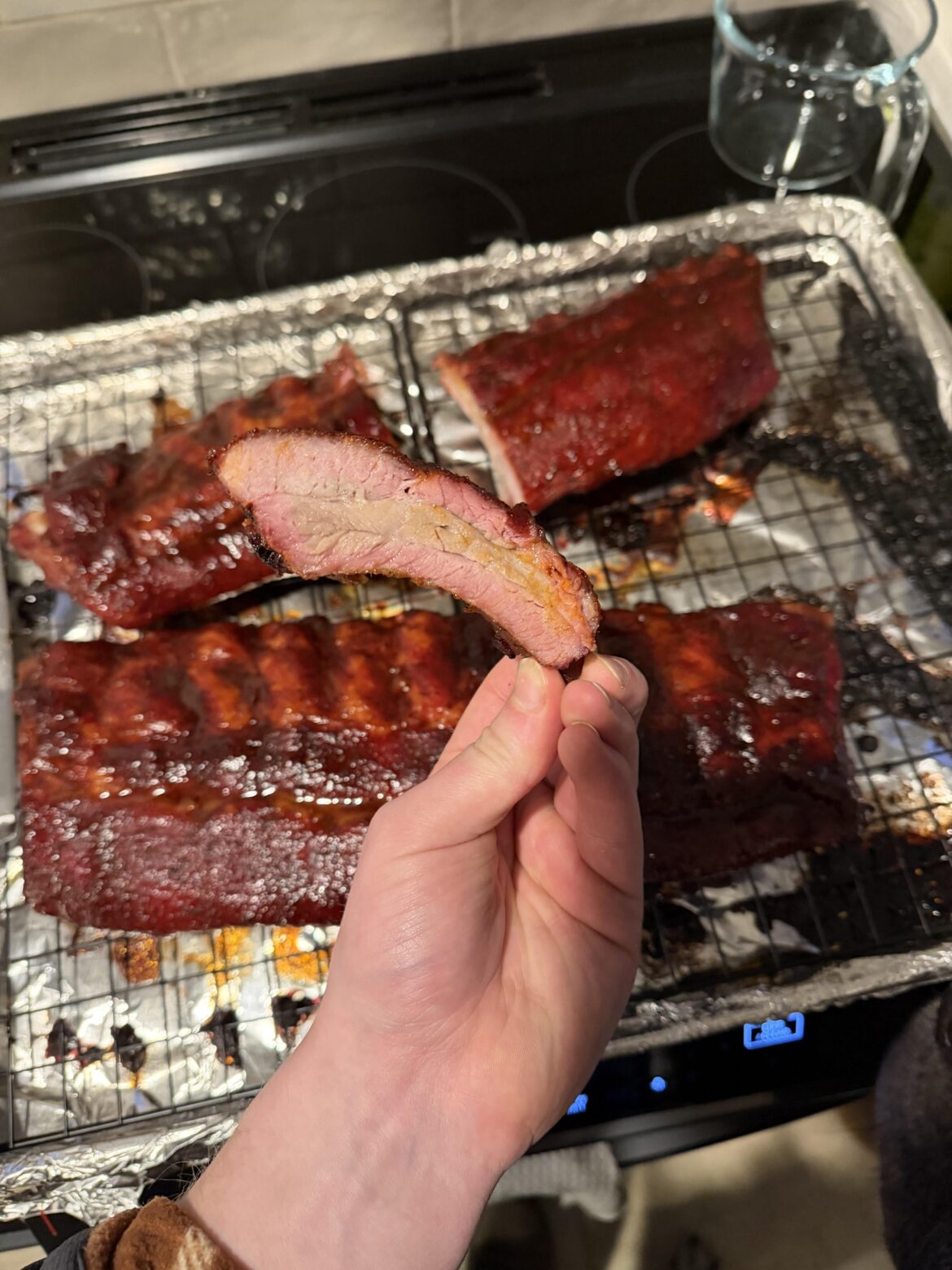 First time ever using a pellet grill and cooking ribs