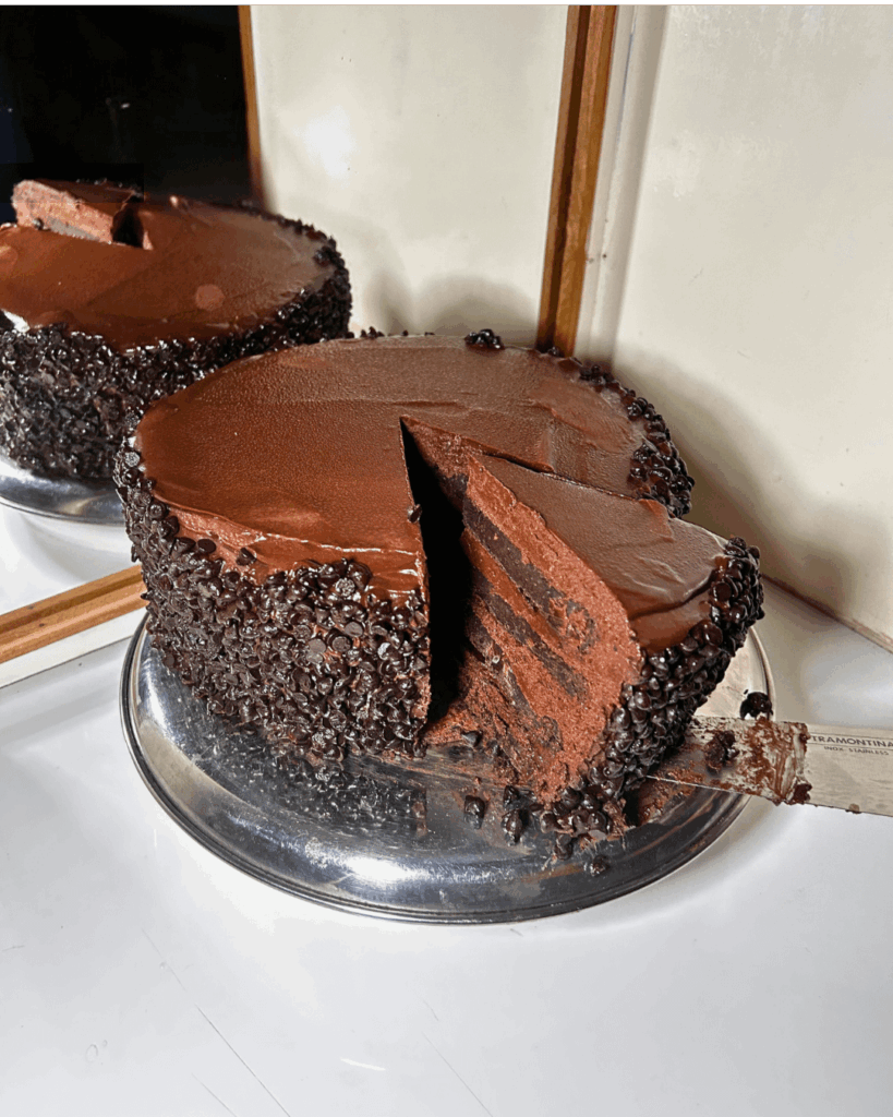 Attempted the 150 hour chocolate cake as my first 'proper' cake