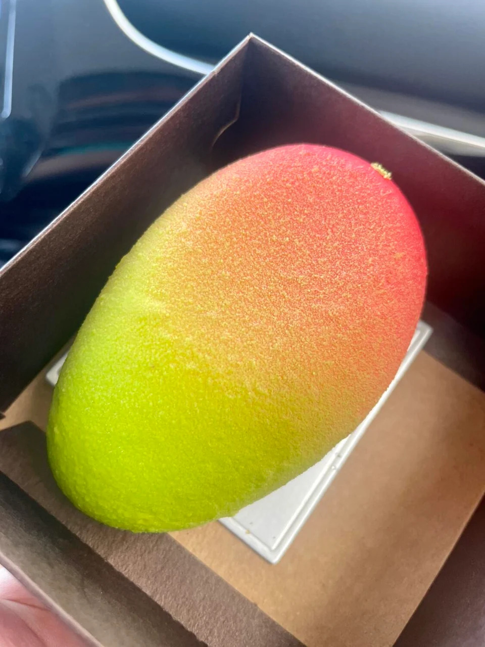 A mango dessert from Tu Cha in Koreatown.