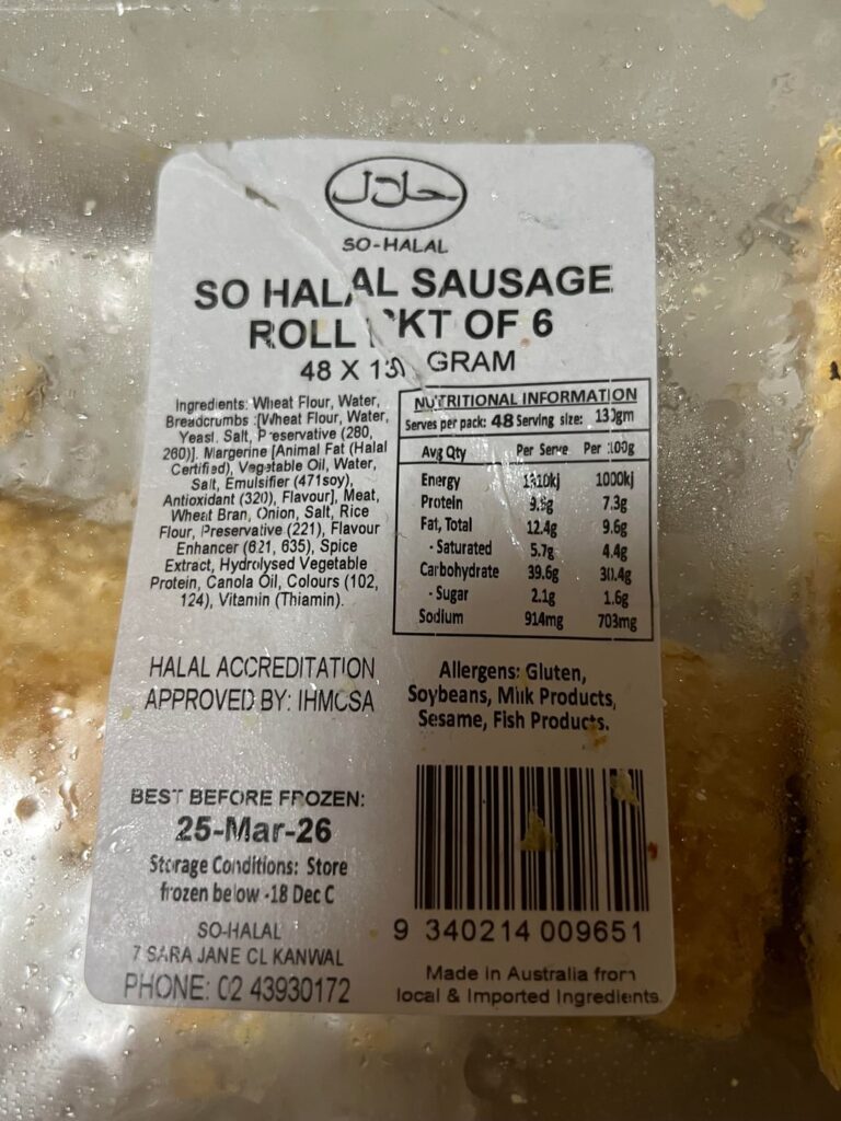 is there really 2500+ calories in this sausage roll??