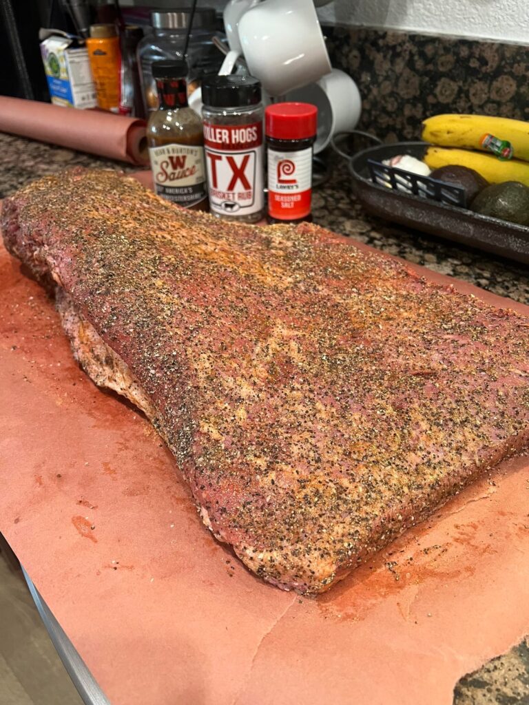 Brisket cook on Woodridge pro Brisket cook on Woodridge pro