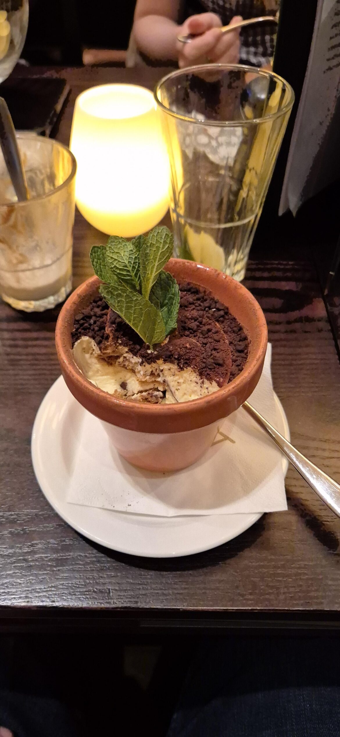 Every other dessert came in a ramekin. Except the tiramisu.