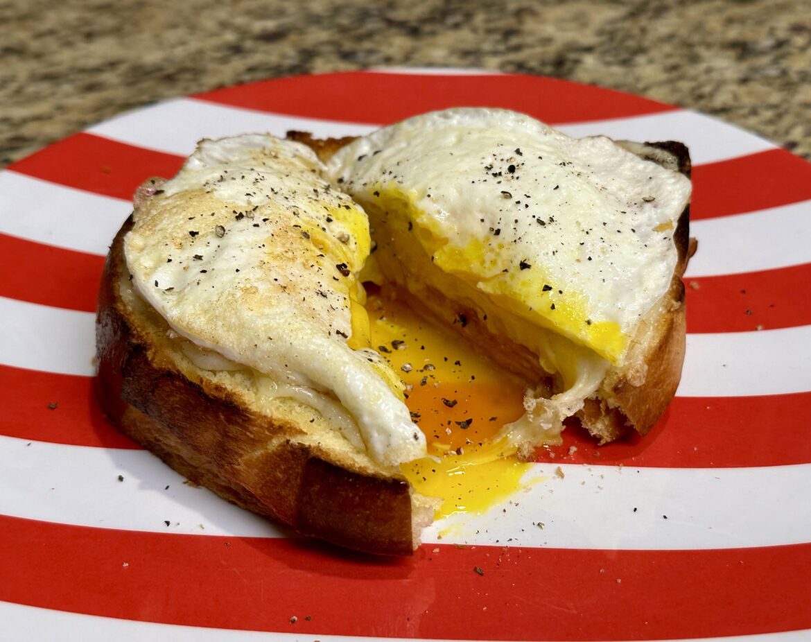 It’s Sunday night. Here’s a Croque Madame.