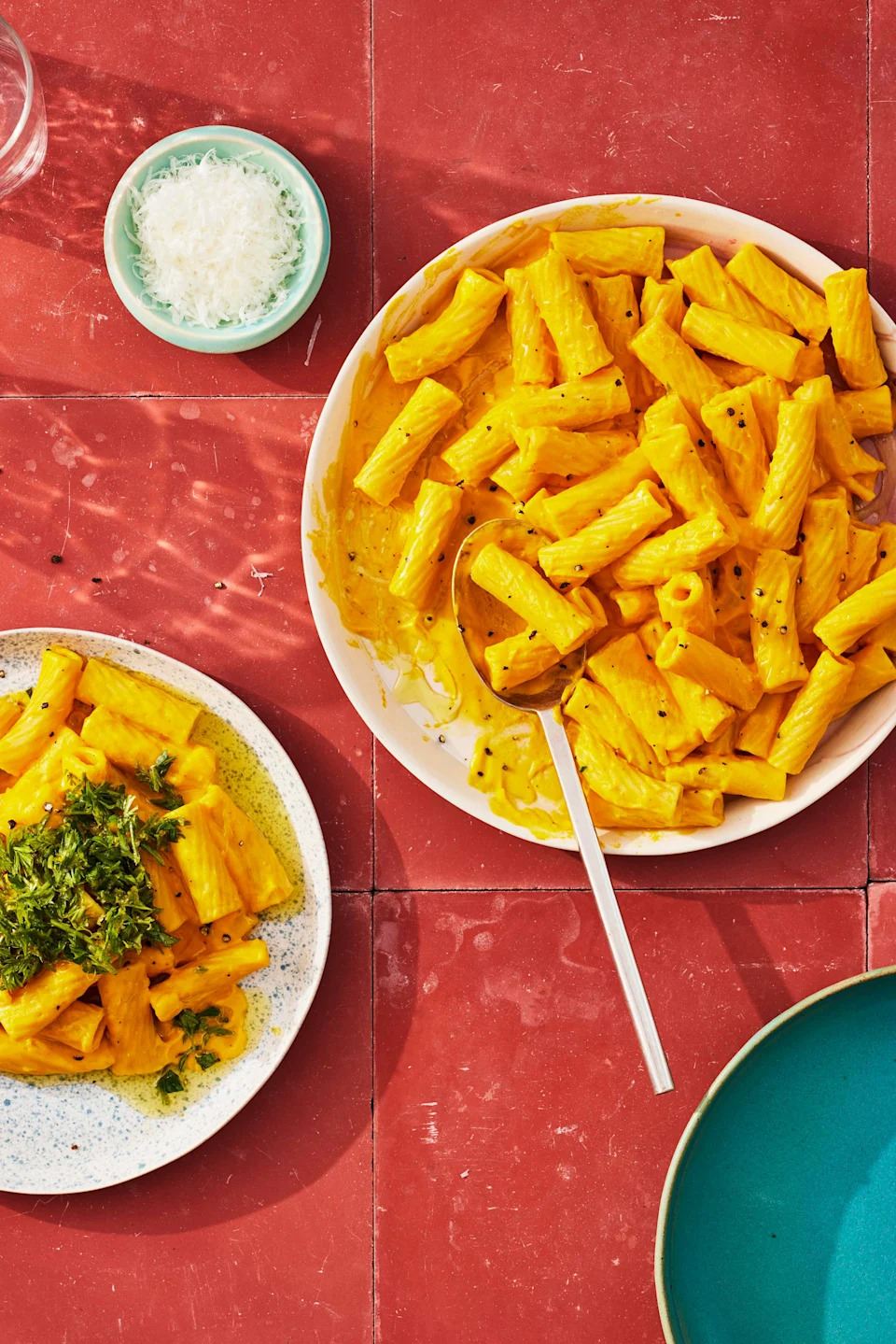 SPICY CARROT RIGATONI