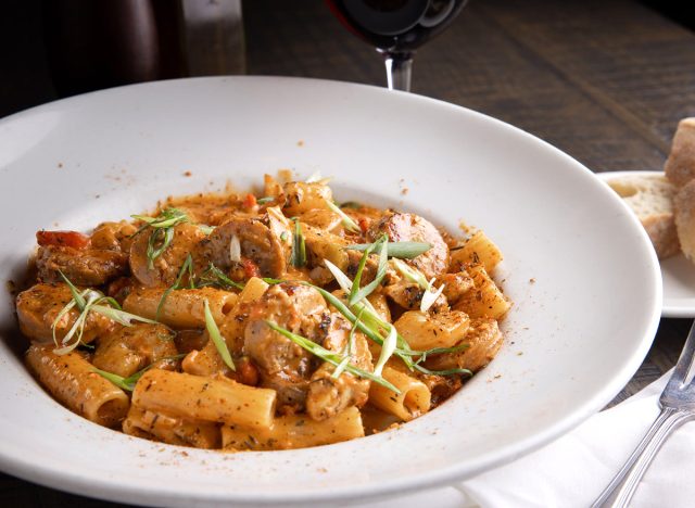 Biaggi's Cajun Alfredo Rigatoni Shrimp